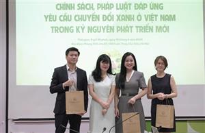 Tuổi trẻ Trường Đại học Luật tham gia xây dựng chính sách, pháp luật chuyển đổi xanh
